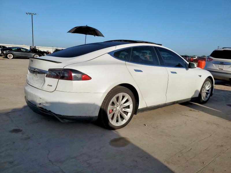 5YJSA1H12EFP51442 - 2014 TESLA MODEL S Սպիտակ լուսանկար 3