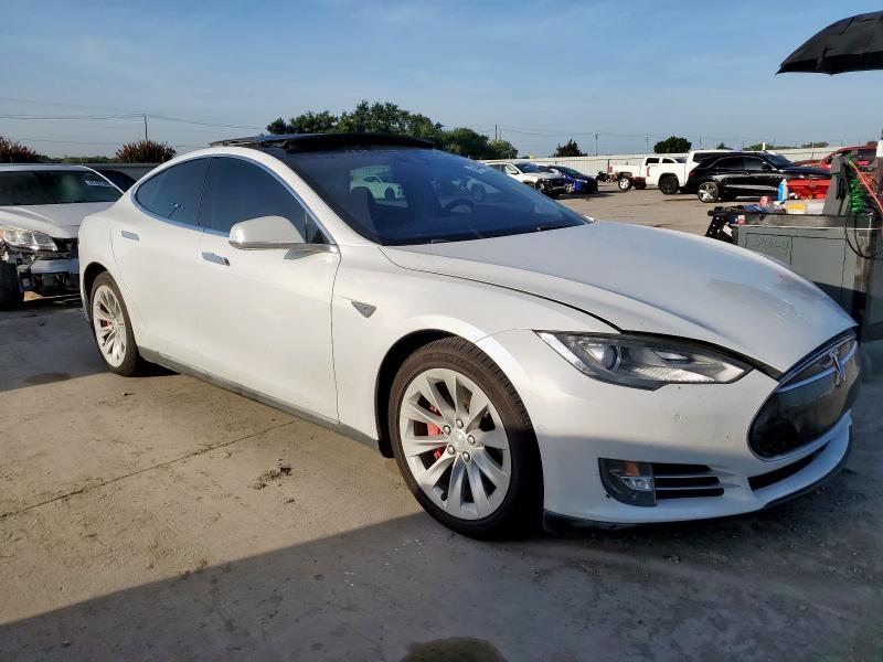5YJSA1H12EFP51442 - 2014 TESLA MODEL S Սպիտակ լուսանկար 4