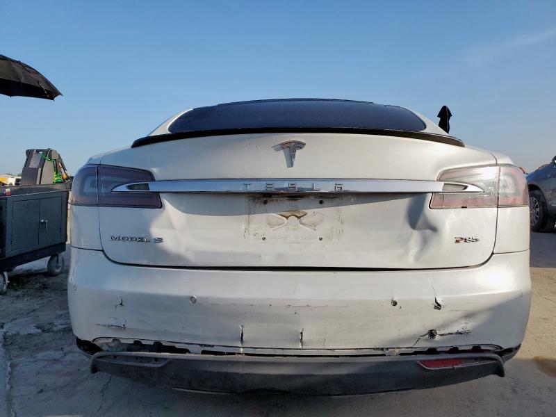 5YJSA1H12EFP51442 - 2014 TESLA MODEL S Սպիտակ լուսանկար 6