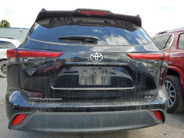 5TDGZRAH1NS114185 - 2022 TOYOTA HIGHLANDER XLE Սև լուսանկար 6
