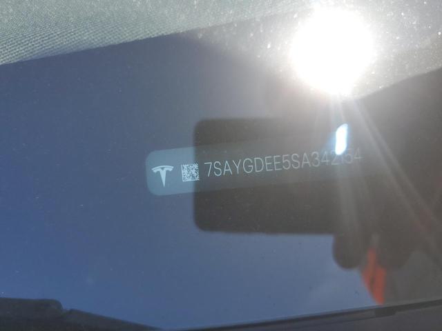 7SAYGDEE5SA342154 - 2025 TESLA MODEL Y გრაფიტი ფოტო 12