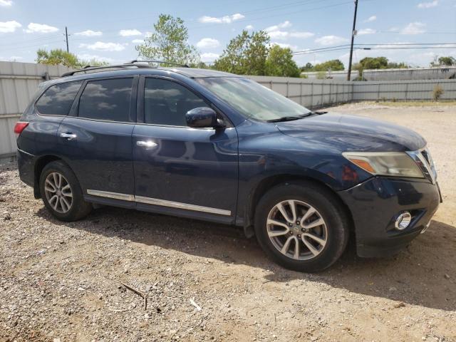 5N1AR2MN0DC615207 - 2013 NISSAN PATHFINDER S BLUE photo 4