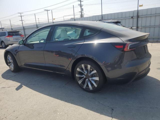 5YJ3E1EA3SF989194 - 2025 TESLA MODEL 3 GRAY photo 2
