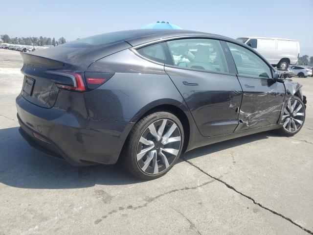 5YJ3E1EA3SF989194 - 2025 TESLA MODEL 3 GRAY photo 3