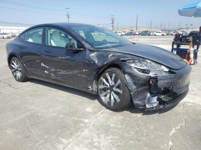 5YJ3E1EA3SF989194 - 2025 TESLA MODEL 3 GRAY photo 4