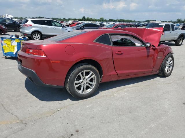 2G1FD1E32F9182377 - 2015 CHEVROLET CAMARO LT RED photo 3