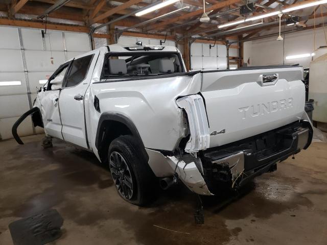 5TFJA5DB7NX023347 - 2022 TOYOTA TUNDRA CREWMAX LIMITED WHITE photo 3