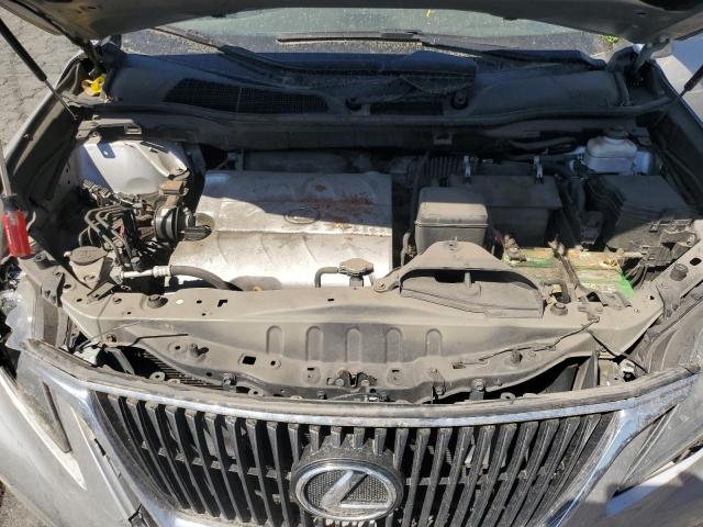 2T2BK1BA9AC035430 - 2010 LEXUS RX 350 SILVER photo 11