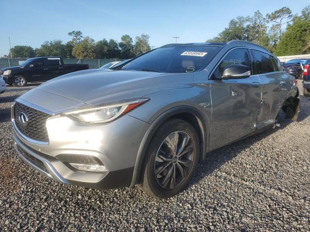 SJKCH5CRXJA040527 - 2018 INFINITI QX30 BASE SILVER photo 1