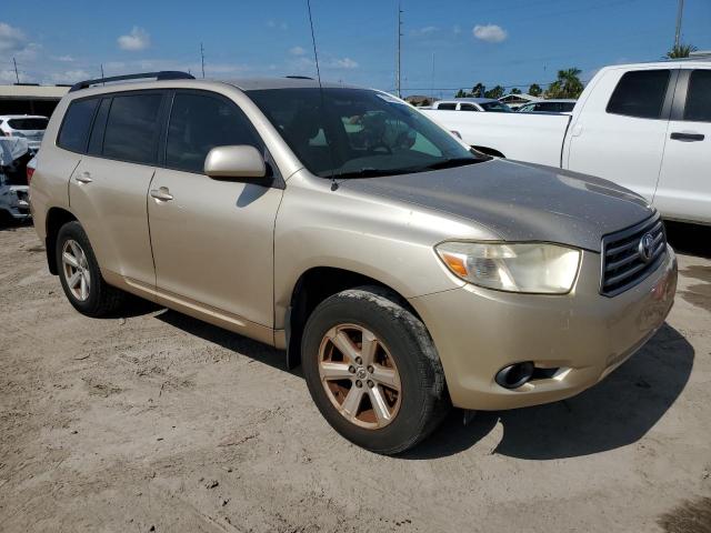 JTEDS41A982060798 - 2008 TOYOTA HIGHLANDER TAN photo 4