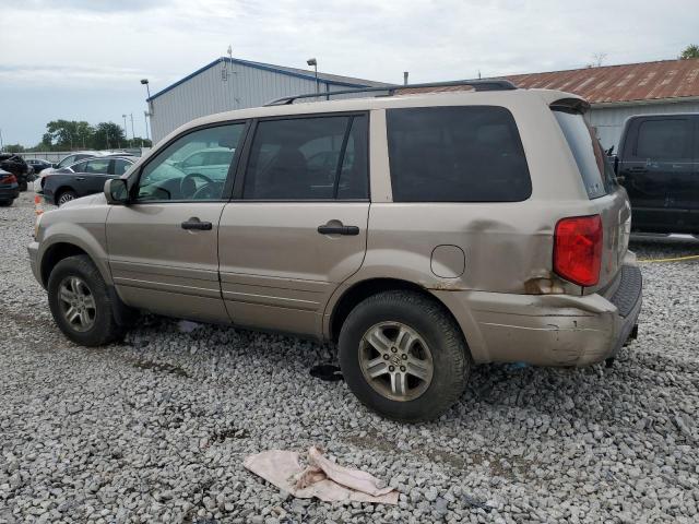 2HKYF18654H599728 - 2004 HONDA PILOT EXL GOLD photo 2