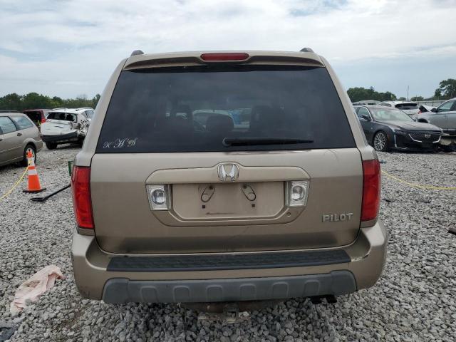 2HKYF18654H599728 - 2004 HONDA PILOT EXL GOLD photo 6