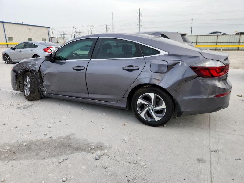 19XZE4F5XKE031477 - 2019 HONDA INSIGHT EX GRAY photo 2