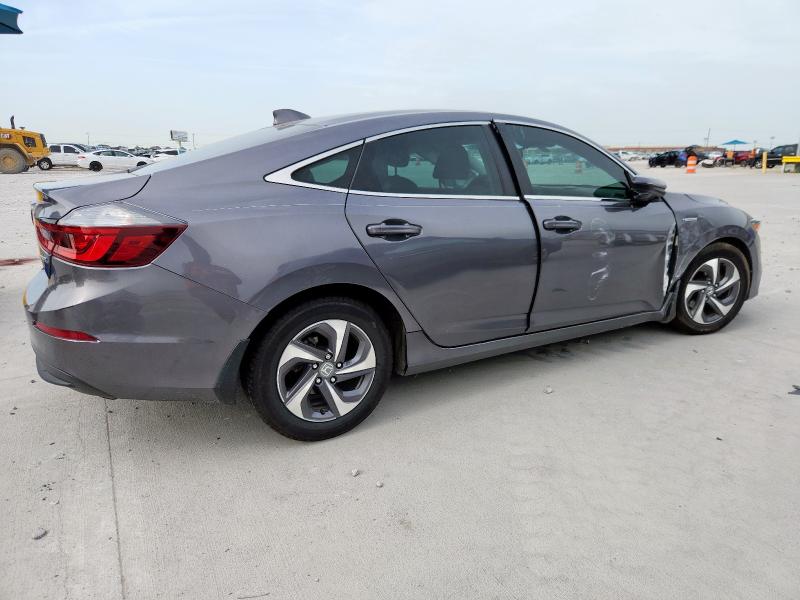 19XZE4F5XKE031477 - 2019 HONDA INSIGHT EX GRAY photo 3