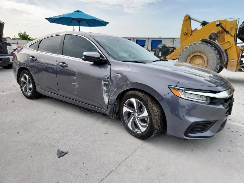 19XZE4F5XKE031477 - 2019 HONDA INSIGHT EX GRAY photo 4