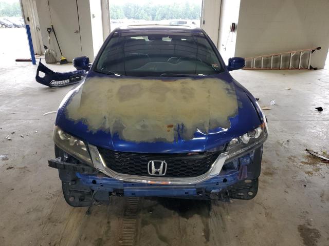 1HGCT2B86DA012349 - 2013 HONDA ACCORD EXL BLUE photo 5