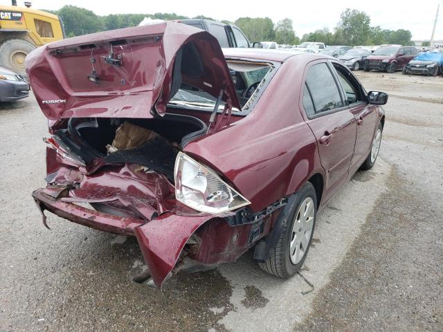 3FAHP06Z07R126427 - 2007 FORD FUSION S BURGUNDY photo 3