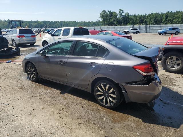 19XFB2F93FE048212 - 2015 HONDA CIVIC EXL ნაცრისფერი ფოტო 2