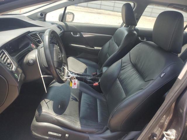 19XFB2F93FE048212 - 2015 HONDA CIVIC EXL ნაცრისფერი ფოტო 7