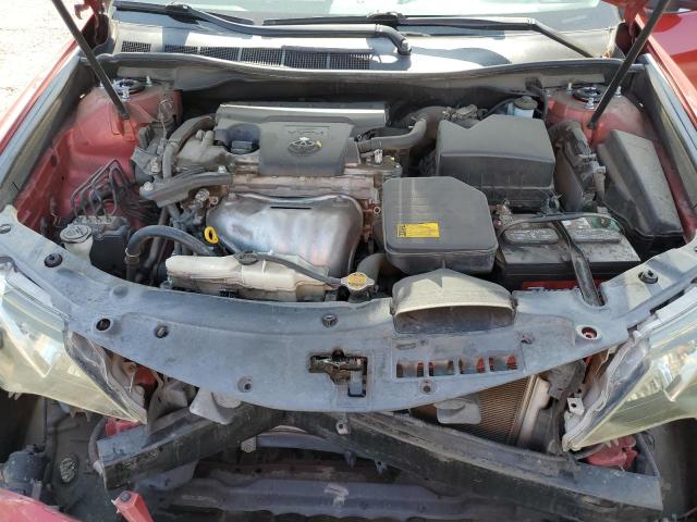 4T1BF1FK7CU583813 - 2012 TOYOTA CAMRY BASE წითელი ფოტო 11