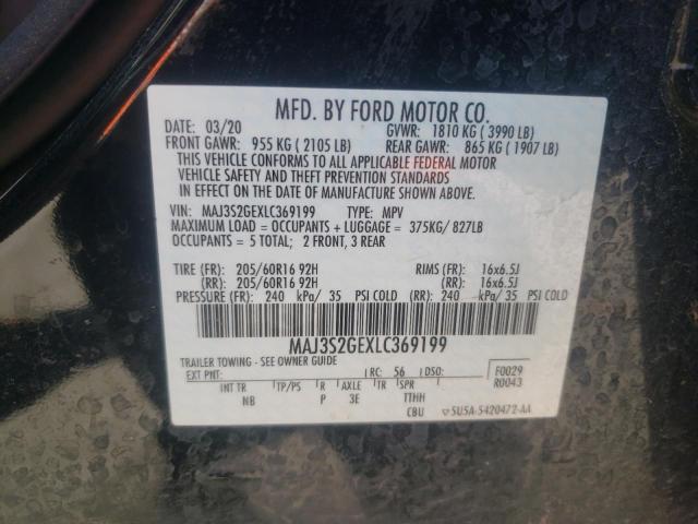 MAJ3S2GEXLC369199 - 2020 FORD ECOSPORT SE Qara foto 14