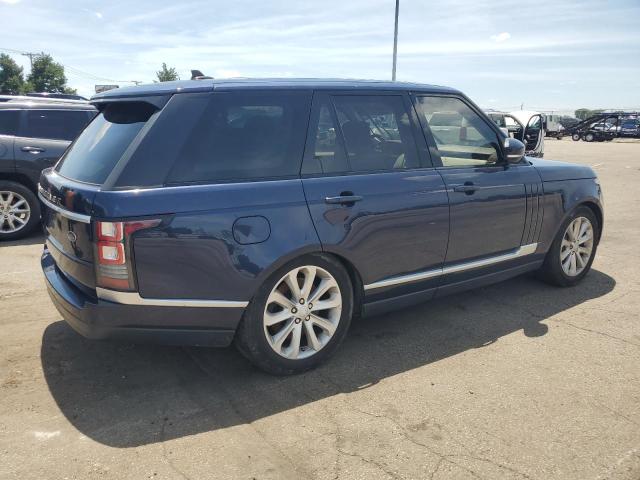 SALGS2VF2GA277571 - 2016 LAND ROVER RANGE ROVE HSE BLUE photo 3