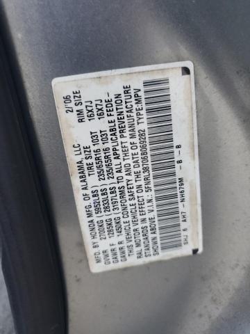 5FNRL38706B069282 - 2006 HONDA ODYSSEY EXL Boz foto 13