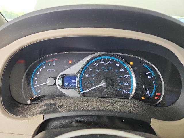 5TDYK3DC0BS003886 - 2011 TOYOTA SIENNA XLE WHITE photo 9