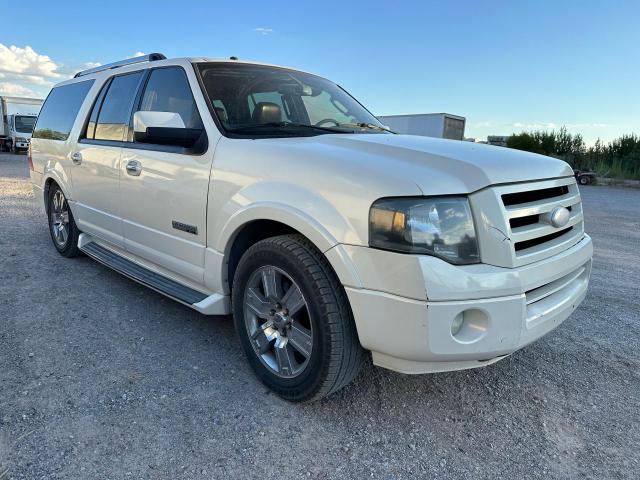 1FMFK19587LA79611 - 2007 FORD EXPEDITION EL LIMITED WHITE photo 1