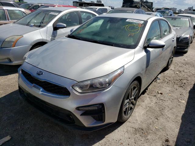 3KPF34AD7KE016426 - 2019 KIA FORTE GT LINE SILVER photo 2