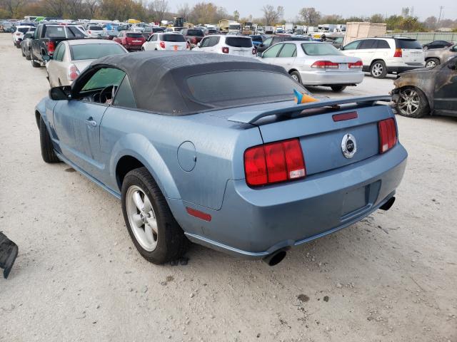 1ZVHT85H565259812 - 2006 FORD MUSTANG GT BLUE photo 3