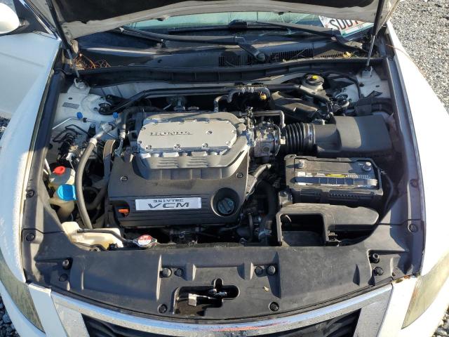 5KBCP3F89AB013678 - 2010 HONDA ACCORD EXL WHITE photo 11