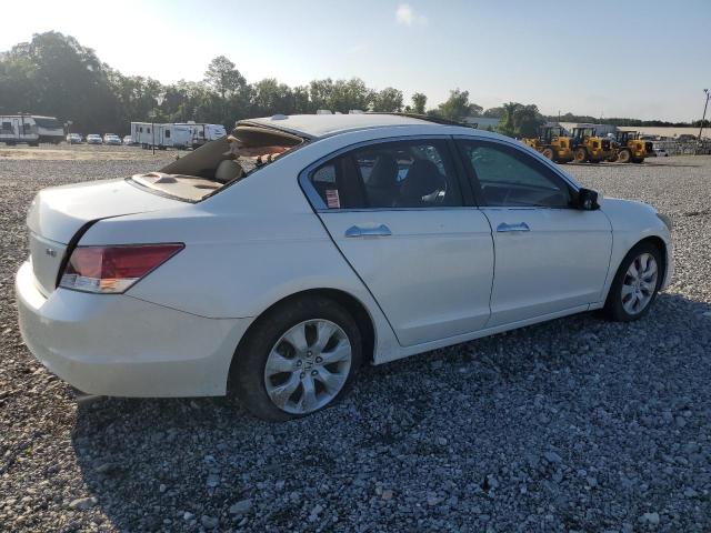 5KBCP3F89AB013678 - 2010 HONDA ACCORD EXL WHITE photo 3