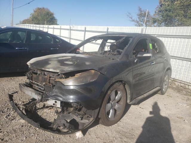 5J8TB18548A017307 - 2008 ACURA RDX TECHNOLOGY BLACK photo 2