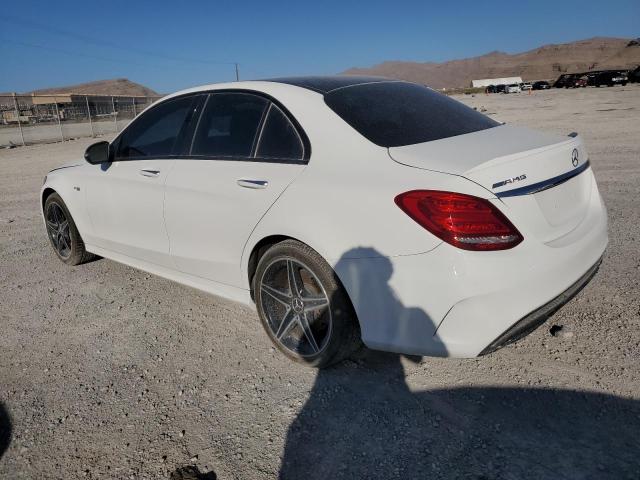 55SWF6EBXHU179519 - 2017 MERCEDES-BENZ C 43 4MATIC AMG WHITE photo 2