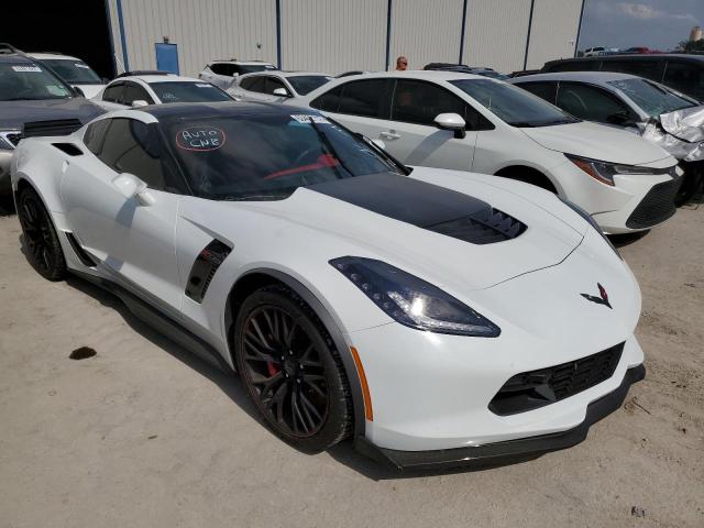 1G1YS2D64H5605928 - 2017 CHEVROLET CORVETTE Z06 2LZ WHITE photo 1