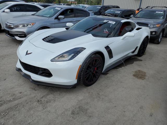 1G1YS2D64H5605928 - 2017 CHEVROLET CORVETTE Z06 2LZ WHITE photo 2