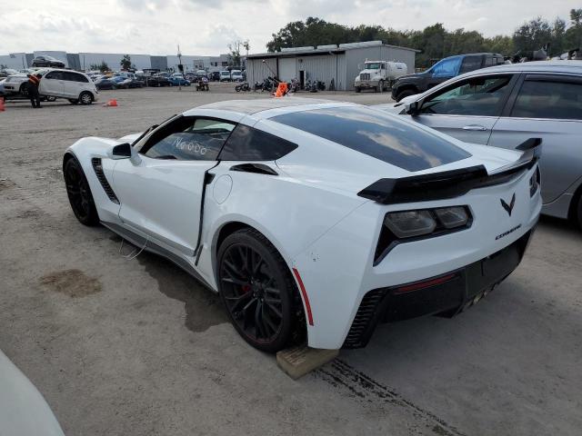 1G1YS2D64H5605928 - 2017 CHEVROLET CORVETTE Z06 2LZ WHITE photo 3