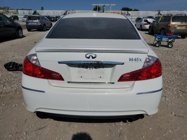 JNKBY01F58M551208 - 2008 INFINITI M45 WHITE photo 6