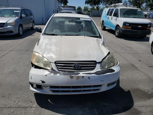 JTDBR32E732004998 - 2003 TOYOTA COROLLA CE WHITE photo 5