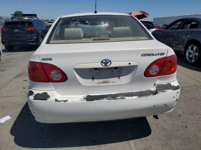 JTDBR32E732004998 - 2003 TOYOTA COROLLA CE WHITE photo 6