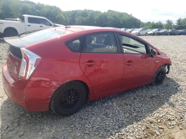 JTDKN3DU7D1662361 - 2013 TOYOTA PRIUS RED photo 3