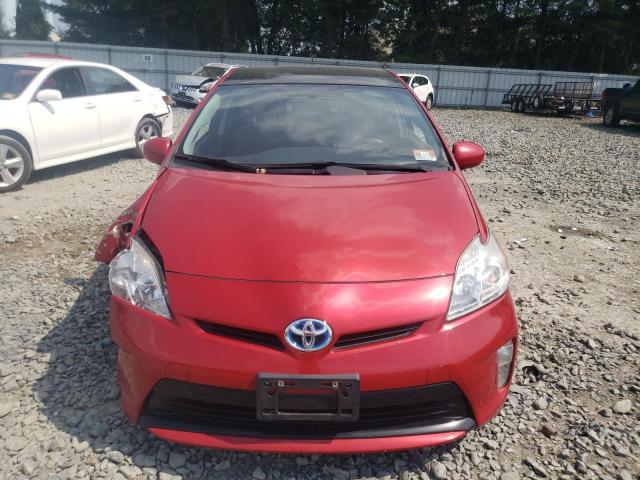 JTDKN3DU7D1662361 - 2013 TOYOTA PRIUS RED photo 5