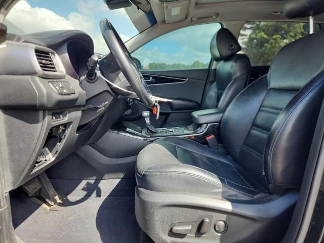 5XYPH4A52KG592572 - 2019 KIA SORENTO EX BLACK photo 7