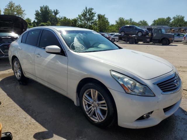 JN1CV6AR0DM764821 - 2013 INFINITI G37 WHITE photo 4