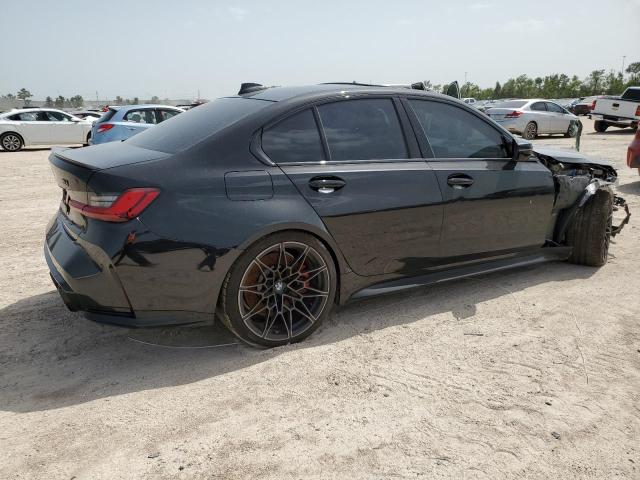 WBS43AY0XNFM47760 - 2022 BMW M3 COMPETITION BLACK photo 3