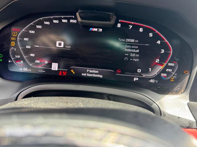 WBS43AY0XNFM47760 - 2022 BMW M3 COMPETITION BLACK photo 9