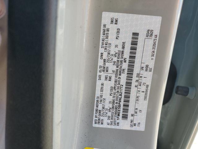 1FMEE5BP9NLB21772 - 2022 FORD BRONCO BASE 灰色 照片 14