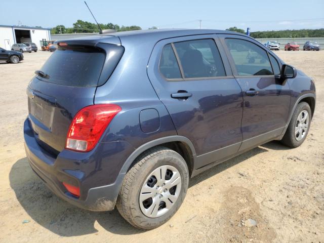 3GNCJKSB3JL413126 - 2018 CHEVROLET TRAX LS BLUE photo 3