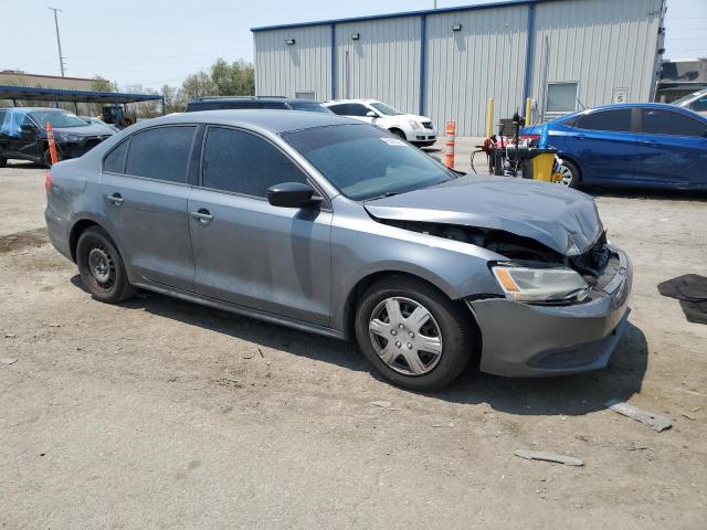 3VW1K7AJ6CM427793 - 2012 VOLKSWAGEN JETTA BASE GRAY photo 4